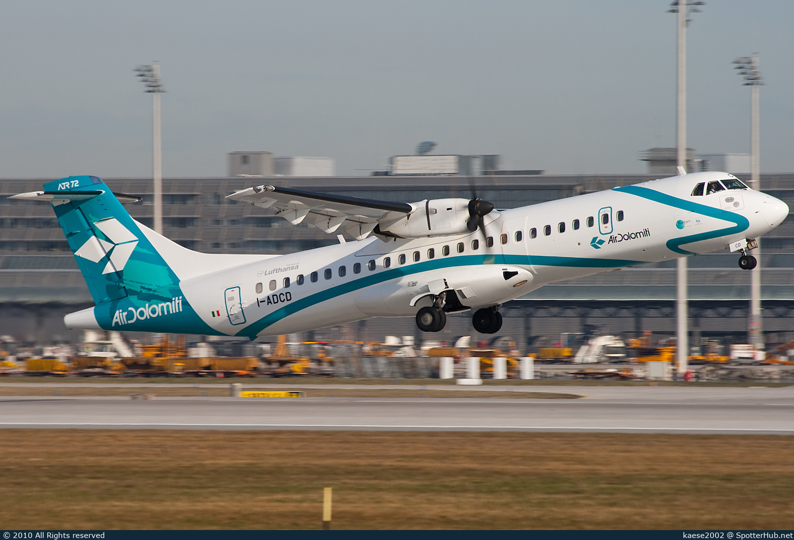 Photo of I-ADCD - ATR 72-500 operated by Air Dolomiti