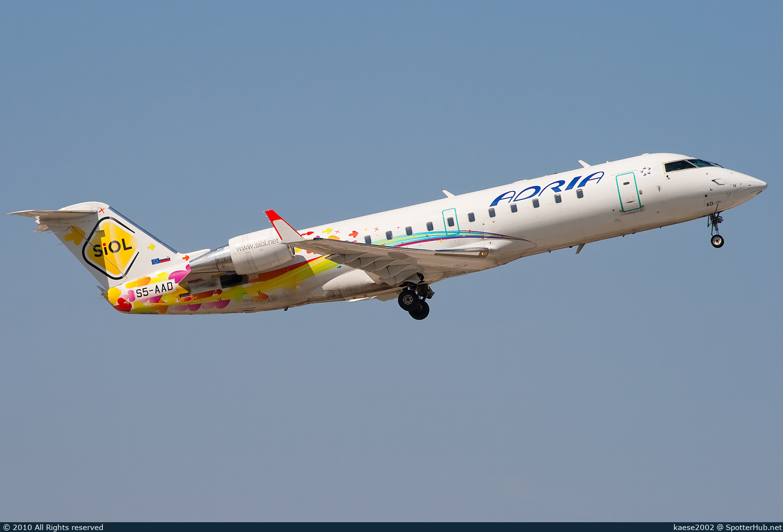 Photo of S5-AAD - Bombardier CRJ-200LR operated by Adria Airways