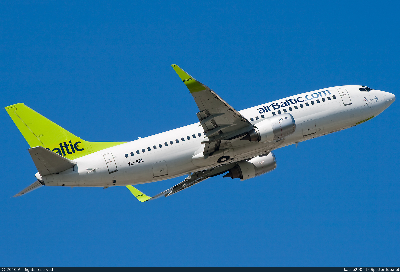 Photo of YL-BBL - Boeing 737-33V operated by airBaltic