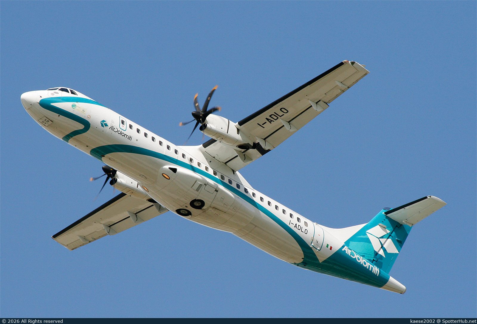 Photo of I-ADLO - ATR 72-500 operated by Air Dolomiti