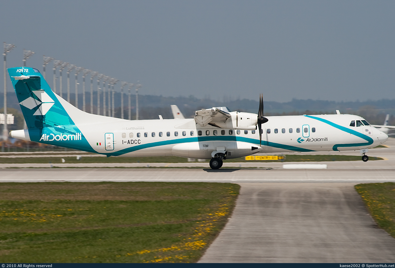 Photo of I-ADCC - ATR 72-500 operated by Air Dolomiti