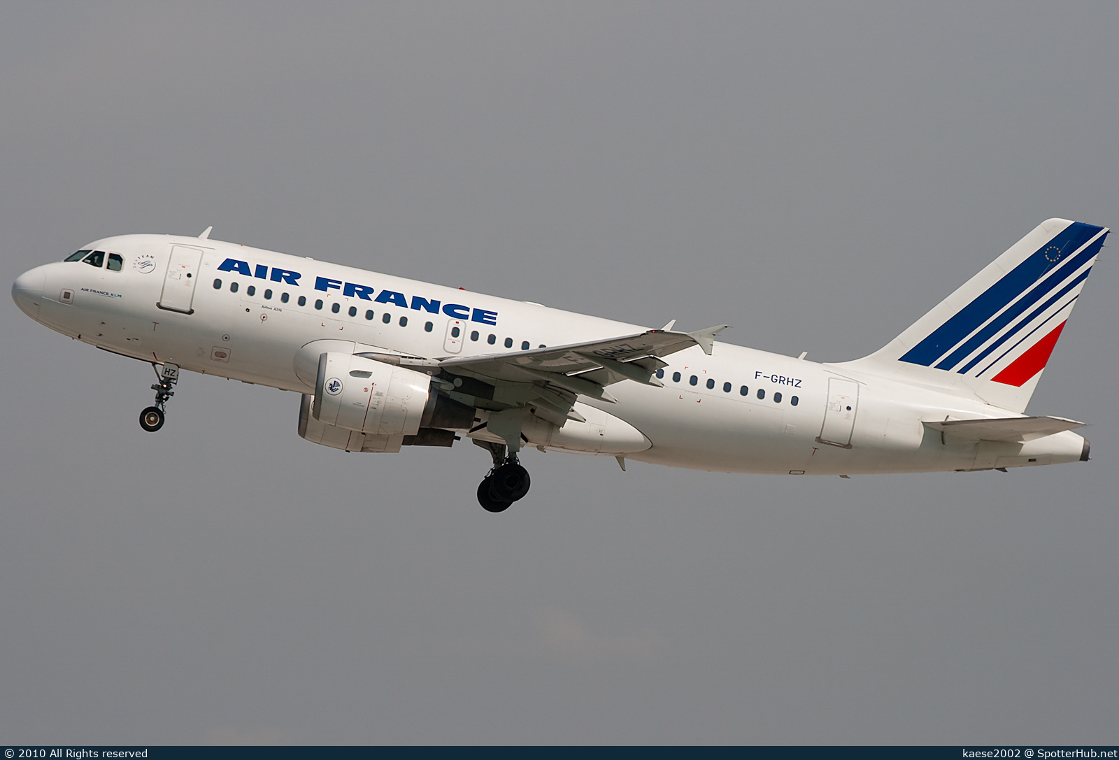 Photo of F-GRHZ - Airbus A319-111 operated by Air France