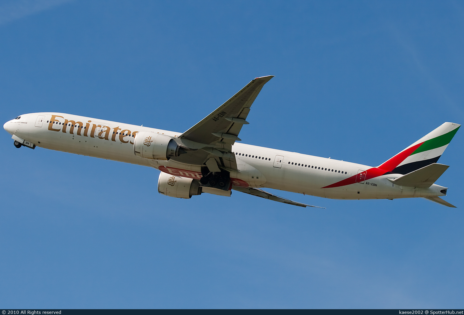 Photo of A6-EBN - Boeing 777-36N(ER) operated by Emirates