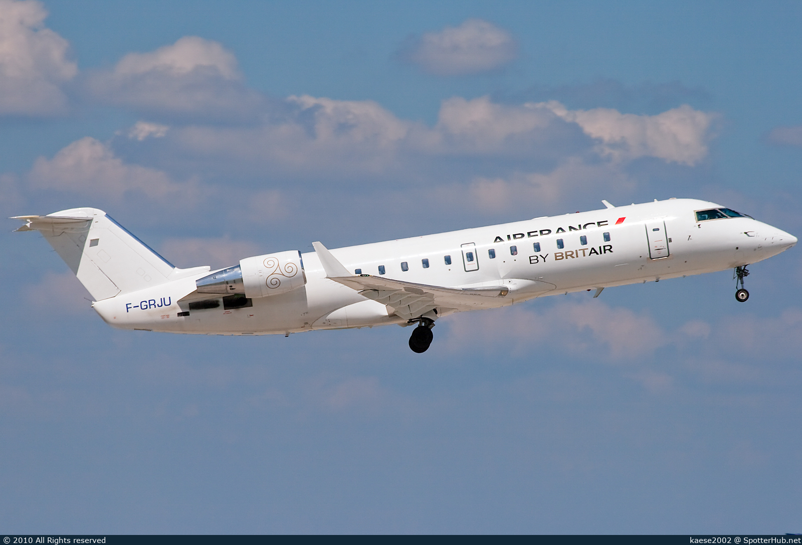 Photo of F-GRJU - Bombardier CRJ-100ER operated by Air France (opb Brit Air)