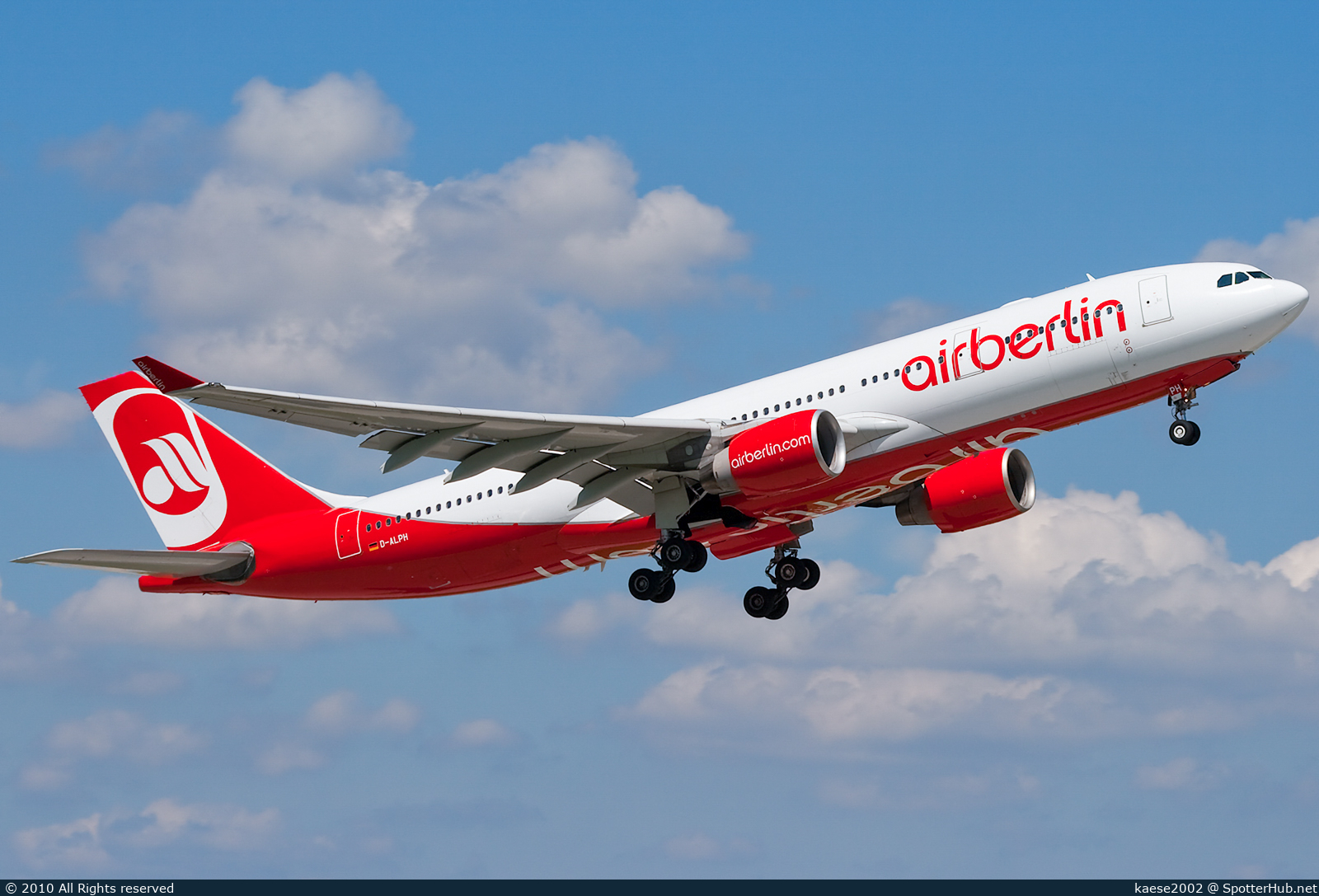 Photo of D-ALPH - Airbus A330-223 operated by Air Berlin