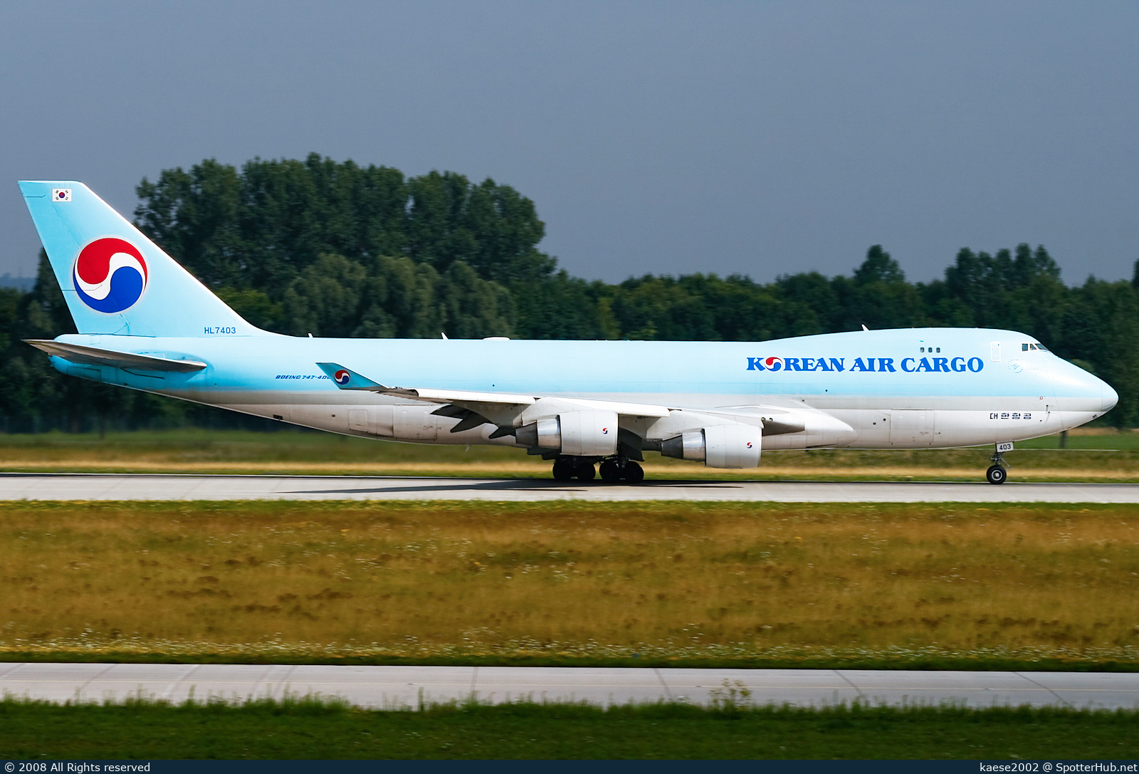Photo of HL7403 - Boeing 747-4B5F operated by Korean Air Cargo