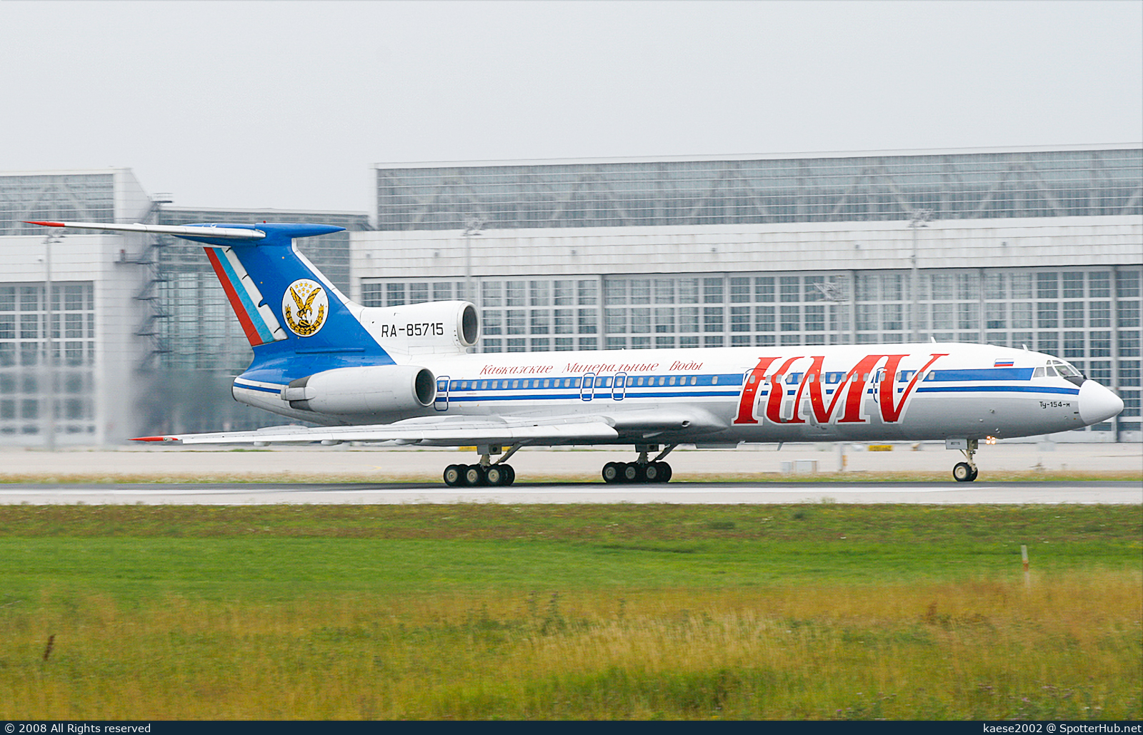 Photo of RA-85715 - Tupolev Tu-154M operated by KMV Kavminvodyavia