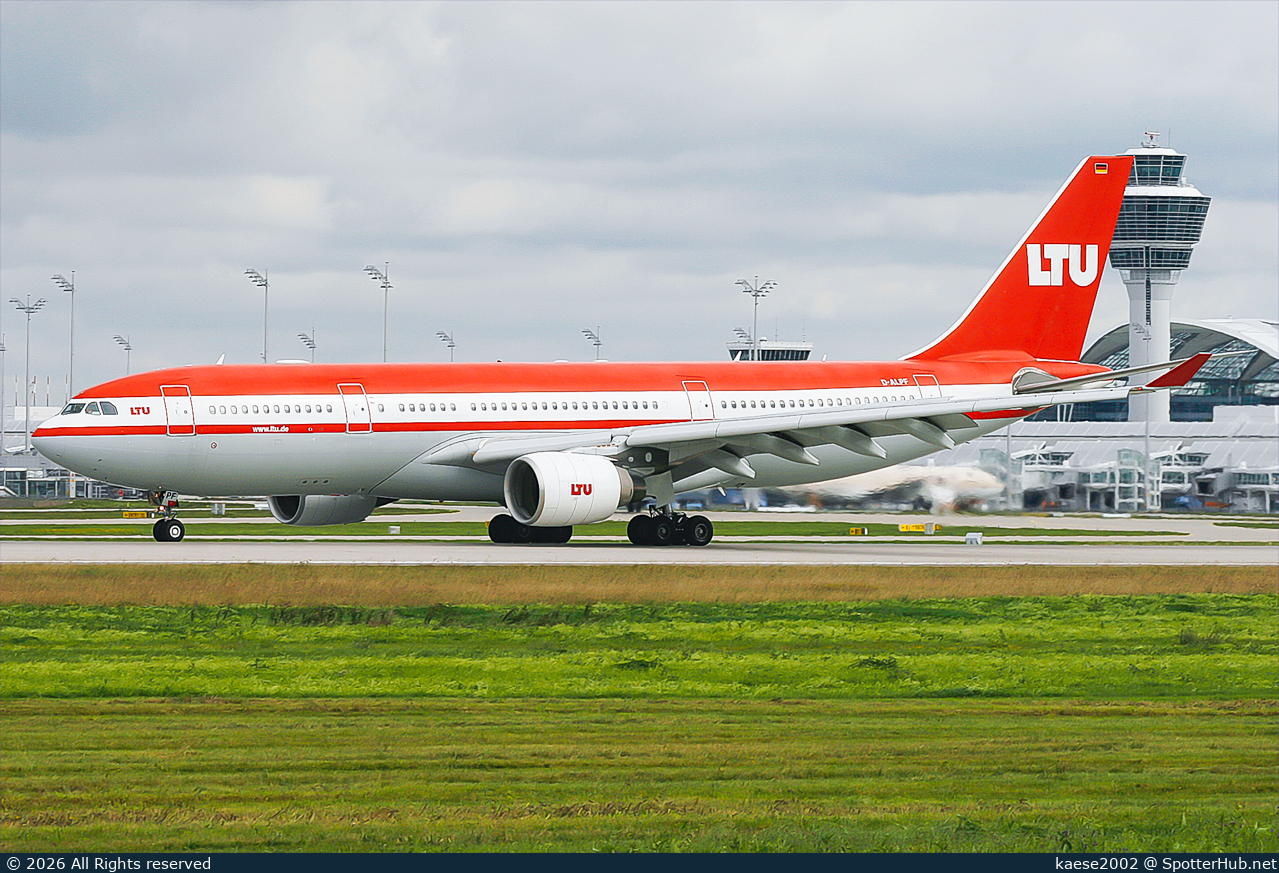 Photo of D-ALPF - Airbus A330-223 operated by LTU International Airways