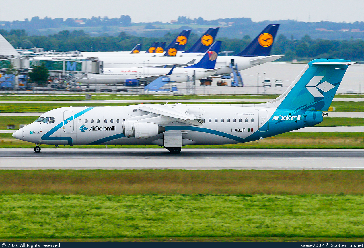 Photo of I-ADJF - British Aerospace 146-300 operated by Air Dolomiti