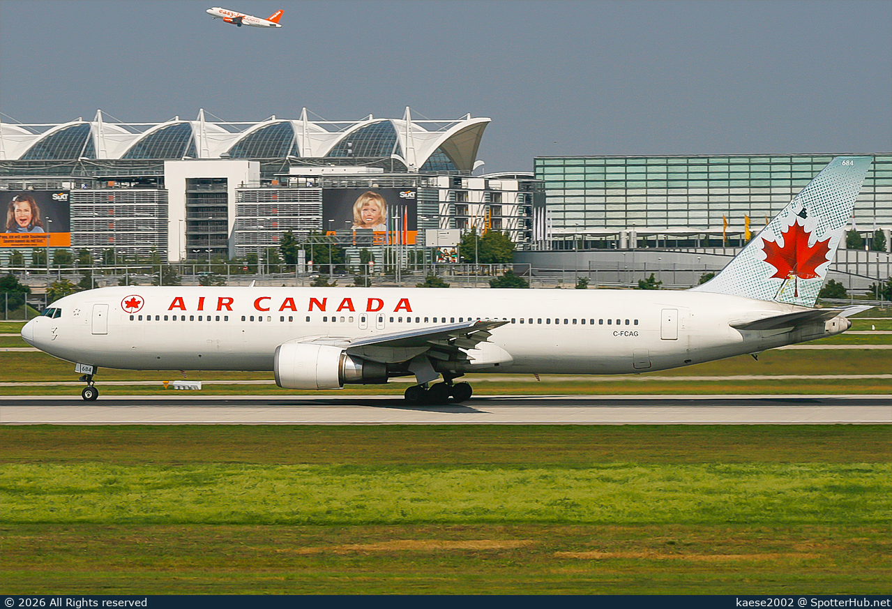Photo of C-FCAG - Boeing 767-375(ER) operated by Air Canada