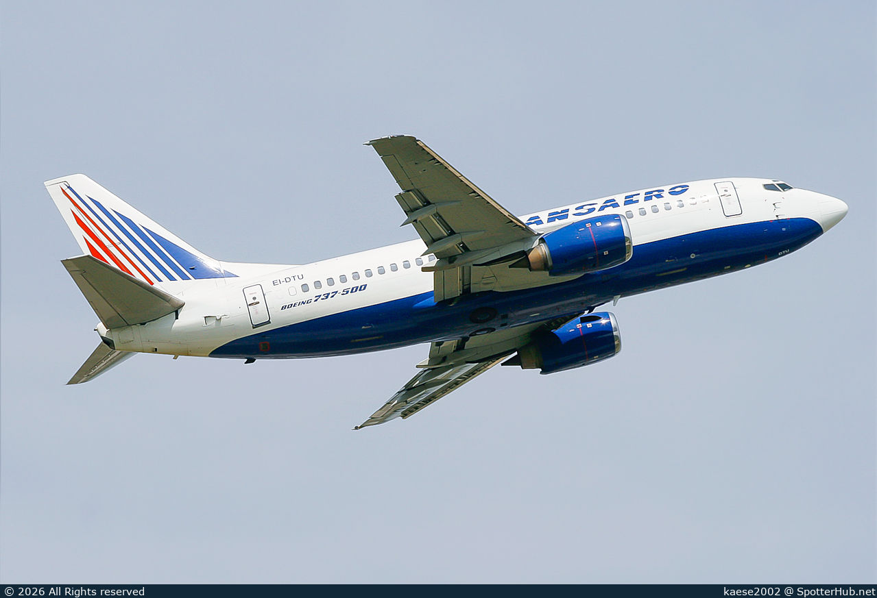 Photo of EI-DTU - Boeing 737-5Y0 operated by Transaero