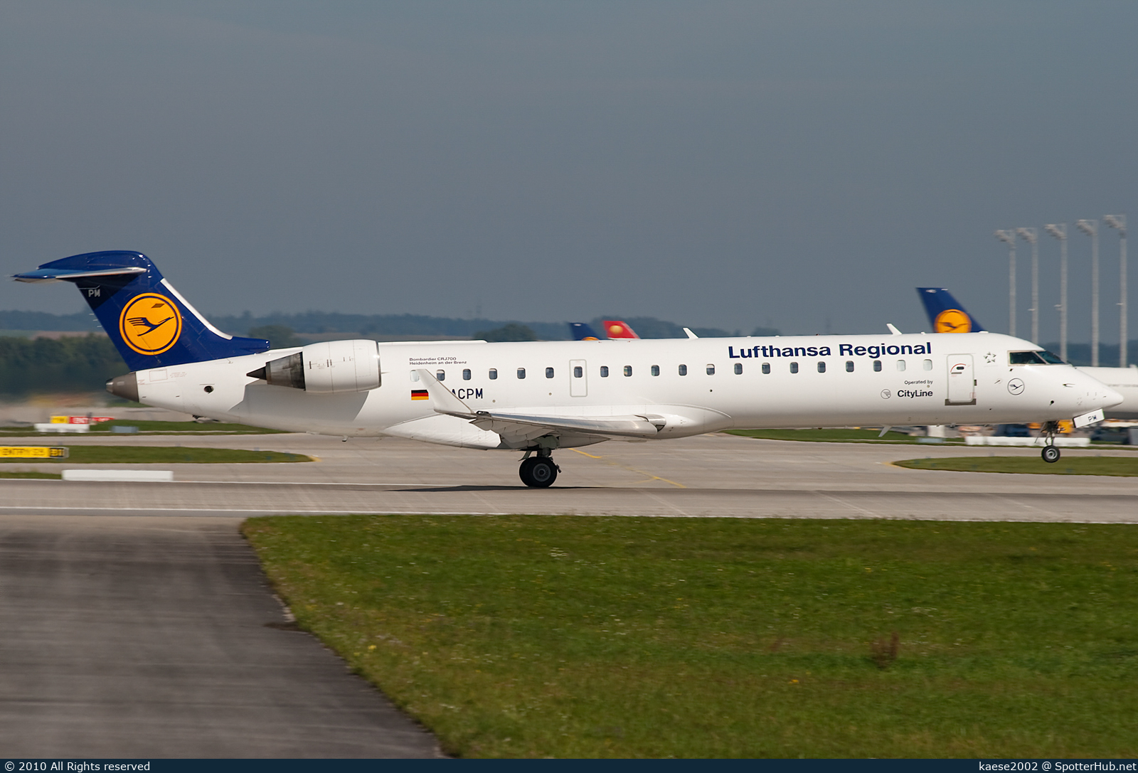 Photo of D-ACPM - Bombardier CRJ-701ER operated by Lufthansa CityLine