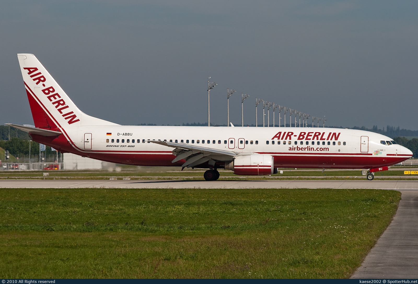 Photo of D-ABBU - Boeing 737-8Q8 operated by Air Berlin