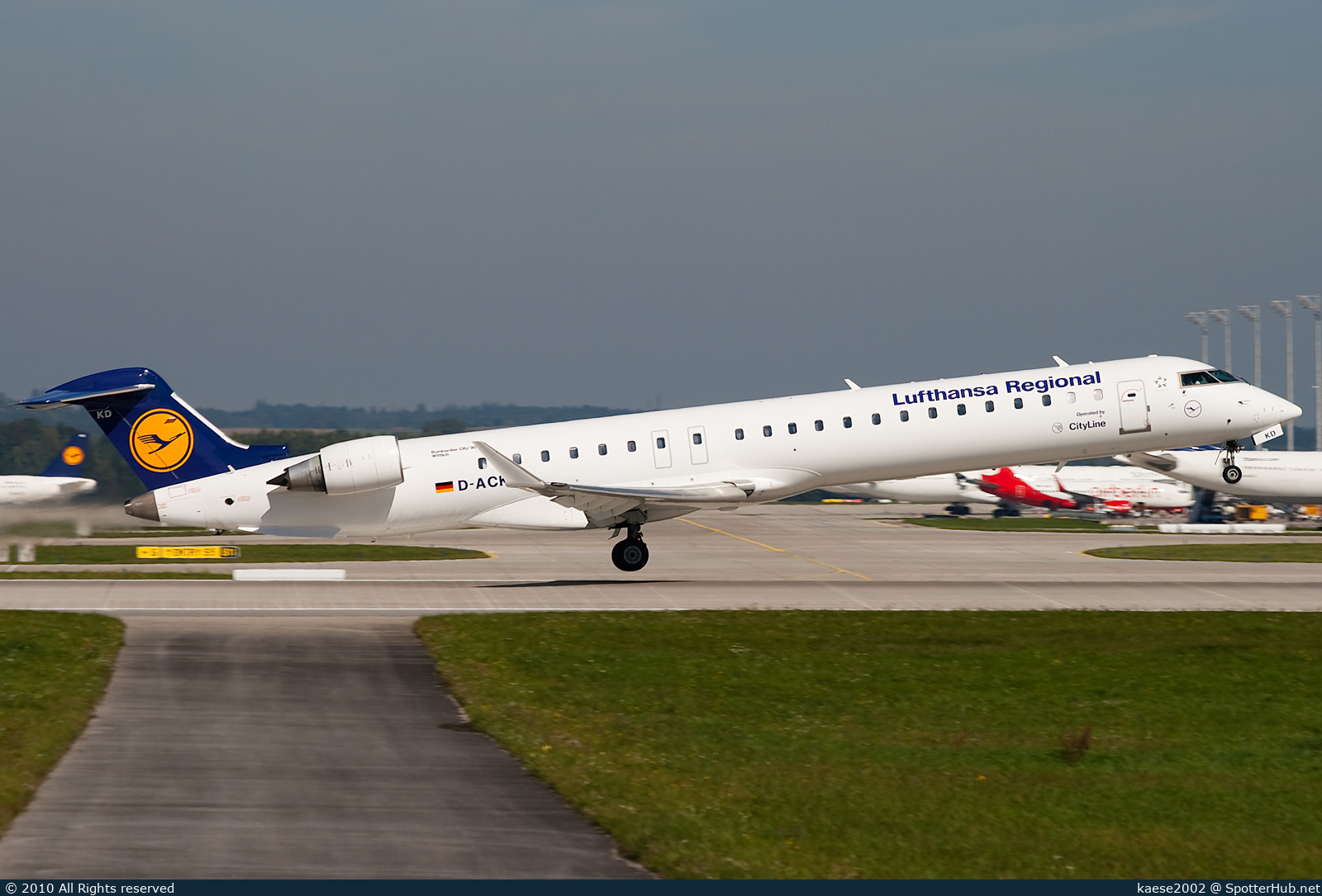 Photo of D-ACKD - Bombardier CRJ-900LR operated by Lufthansa CityLine