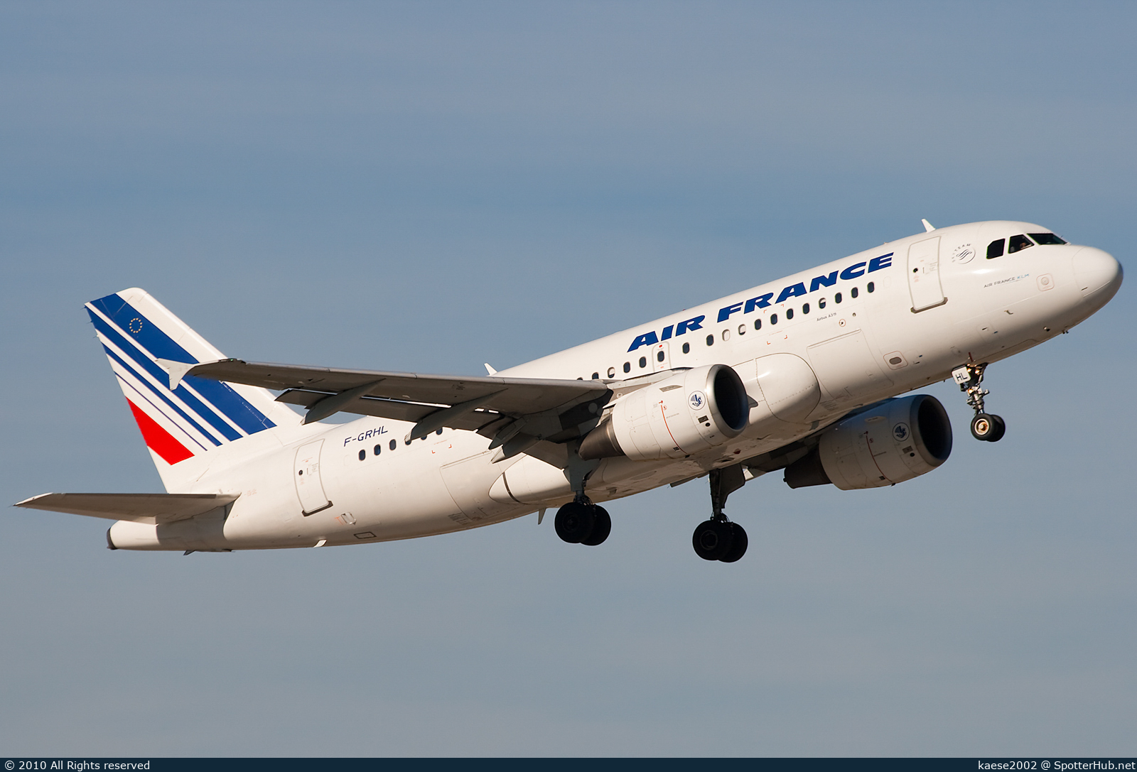 Photo of F-GRHL - Airbus A319-111 operated by Air France