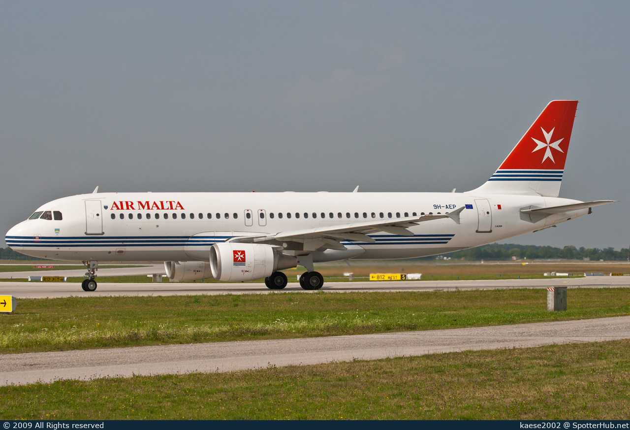 Photo of 9H-AEP - Airbus A320-214 operated by Air Malta