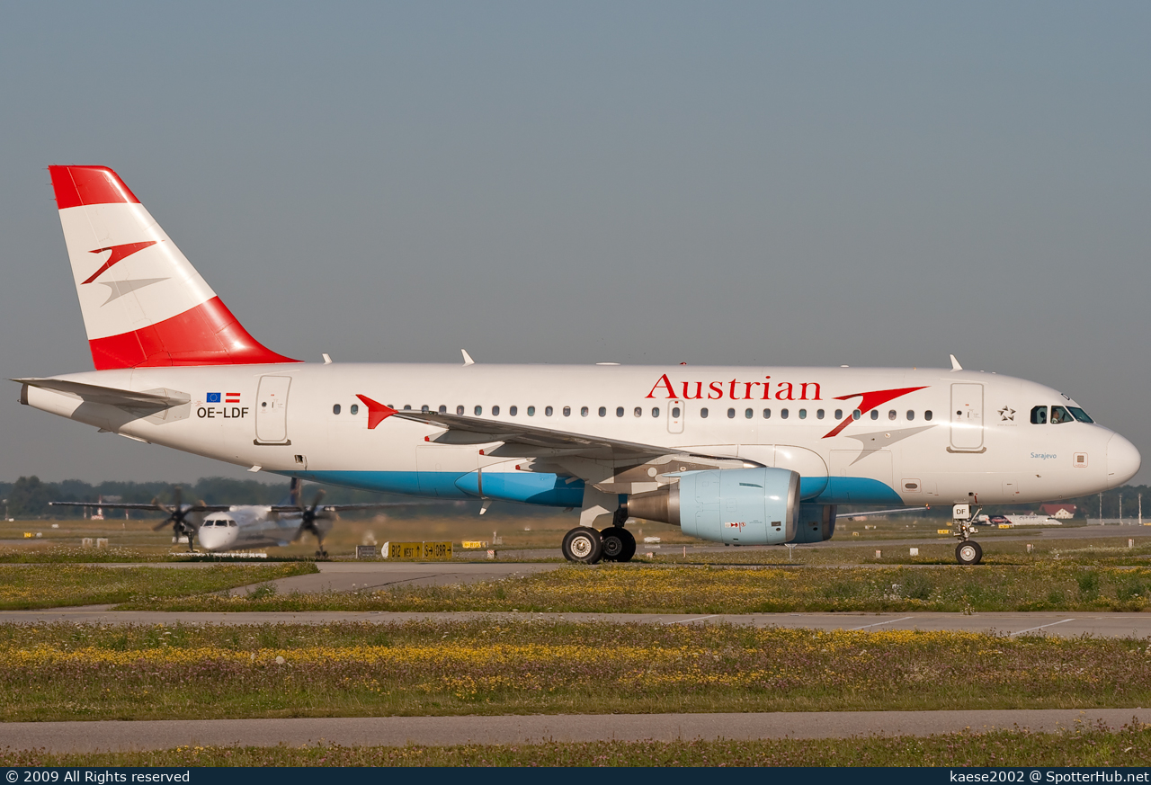 Photo of OE-LDF - Airbus A319-112 operated by Austrian Airlines
