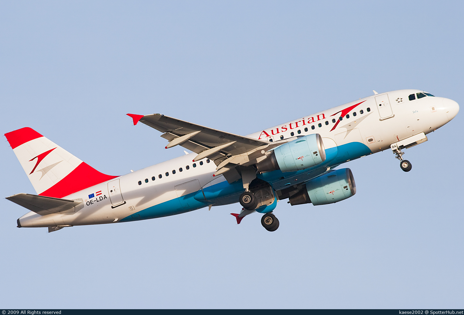 Photo of OE-LDA - Airbus A319-112 operated by Austrian Airlines
