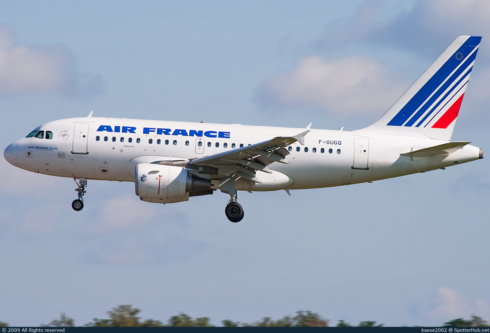 Photo of F-GUGQ - Airbus A318-111 operated by Air France
