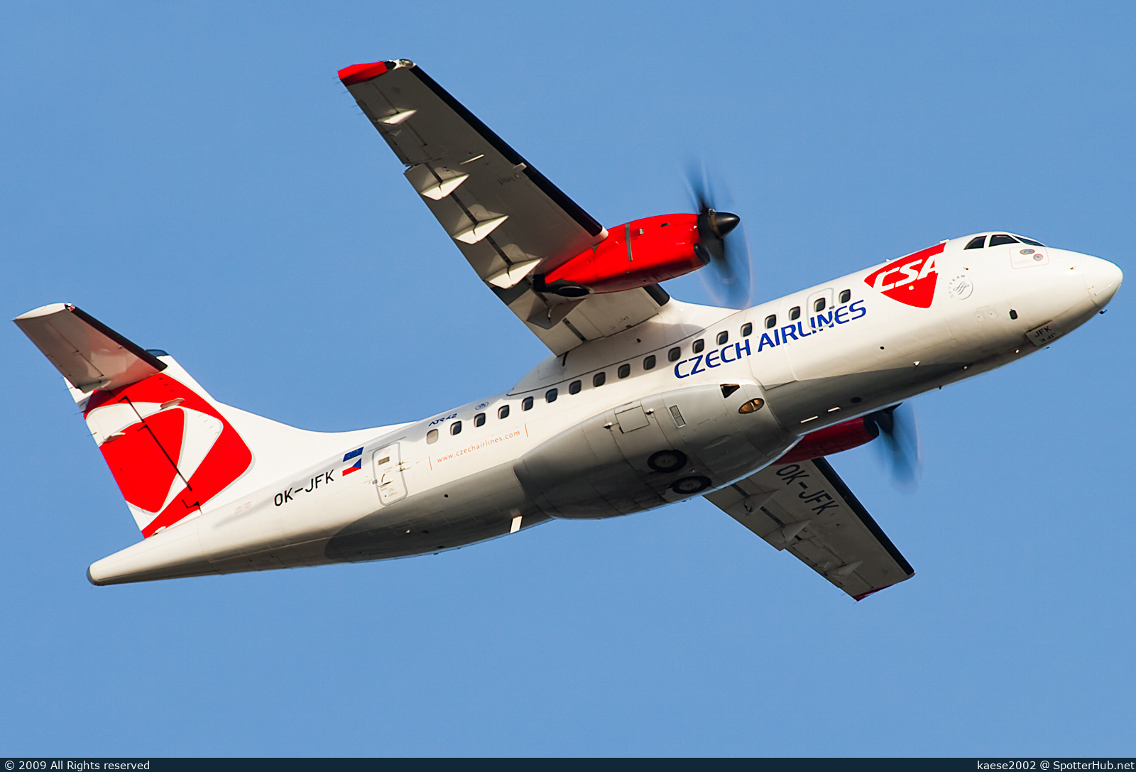 Photo of OK-JFK - ATR 42-500 operated by CSA Czech Airlines