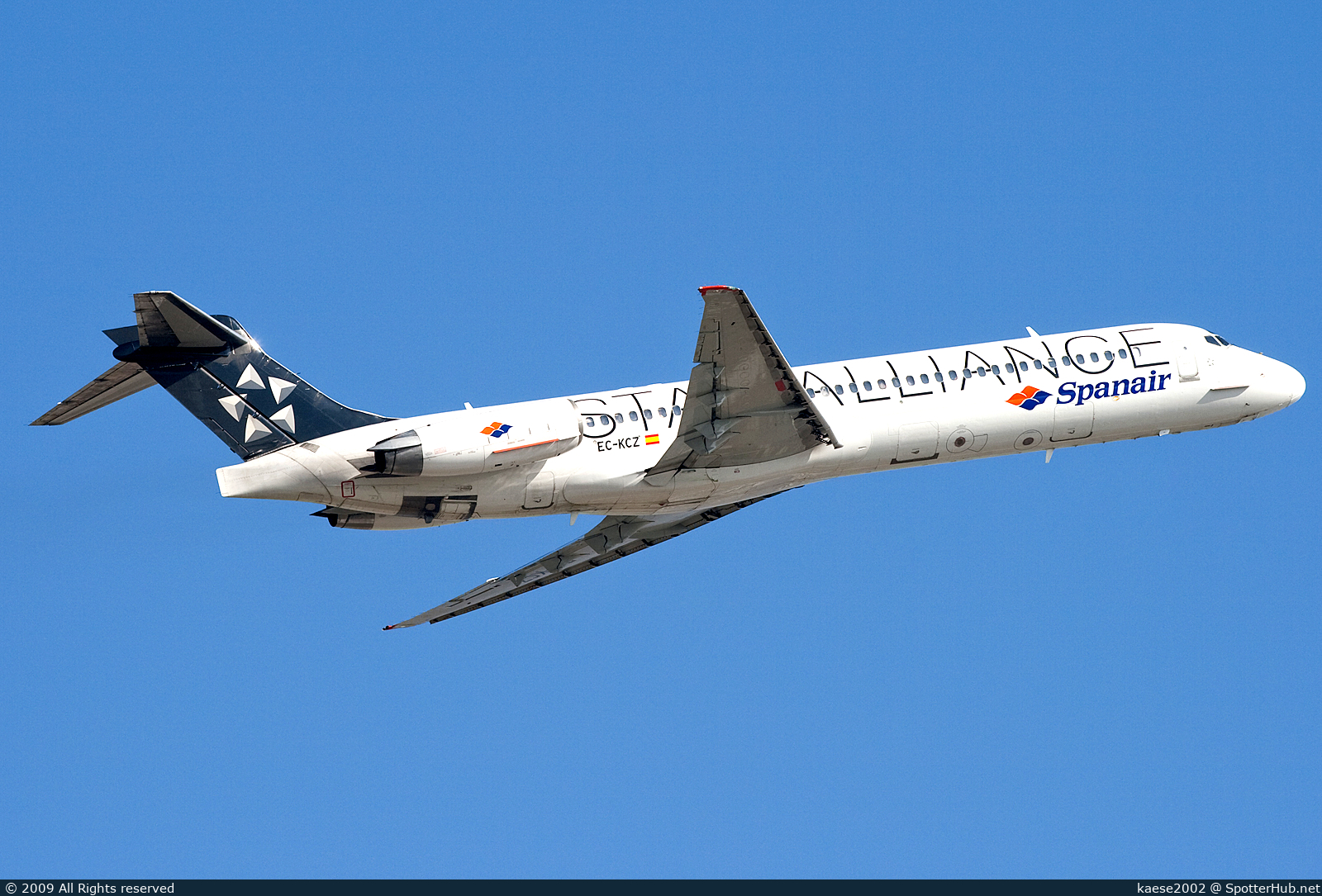 Photo of EC-KCZ - McDonnell Douglas MD-87 operated by Spanair