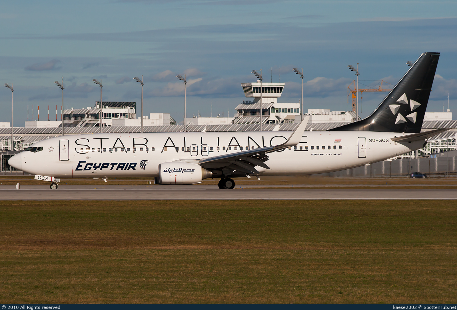 Photo of SU-GCS - Boeing 737-866 operated by Egyptair