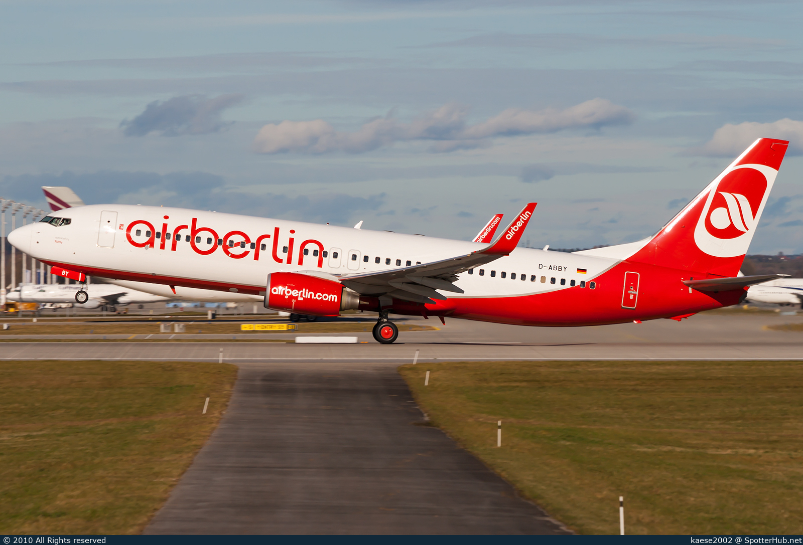 Photo of D-ABBY - Boeing 737-808 operated by Air Berlin