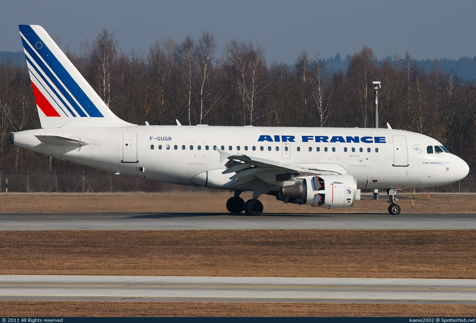 Photo of F-GUGR - Airbus A318-111 operated by Air France