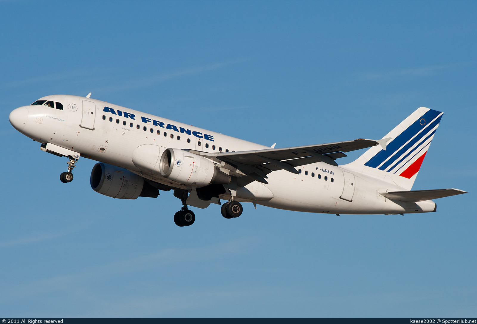 Photo of F-GRHN - Airbus A319-111 operated by Air France