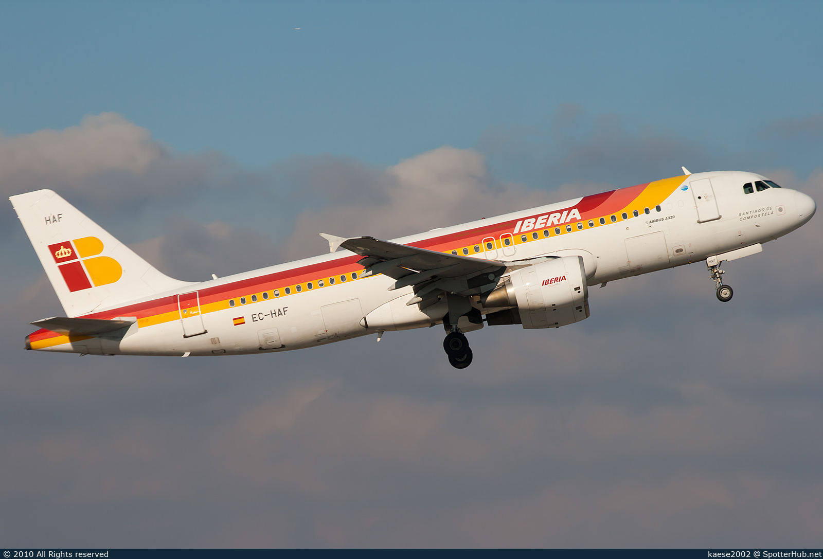 Photo of EC-HAF - Airbus A320-214 operated by Iberia