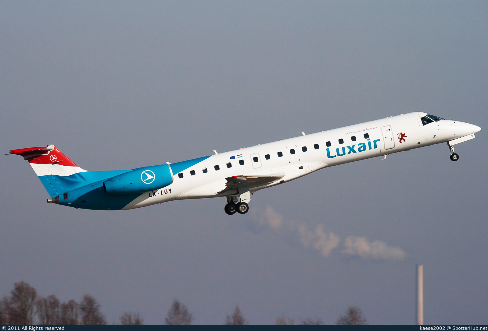 Photo of LX-LGY - Embraer ERJ-145LU operated by Luxair