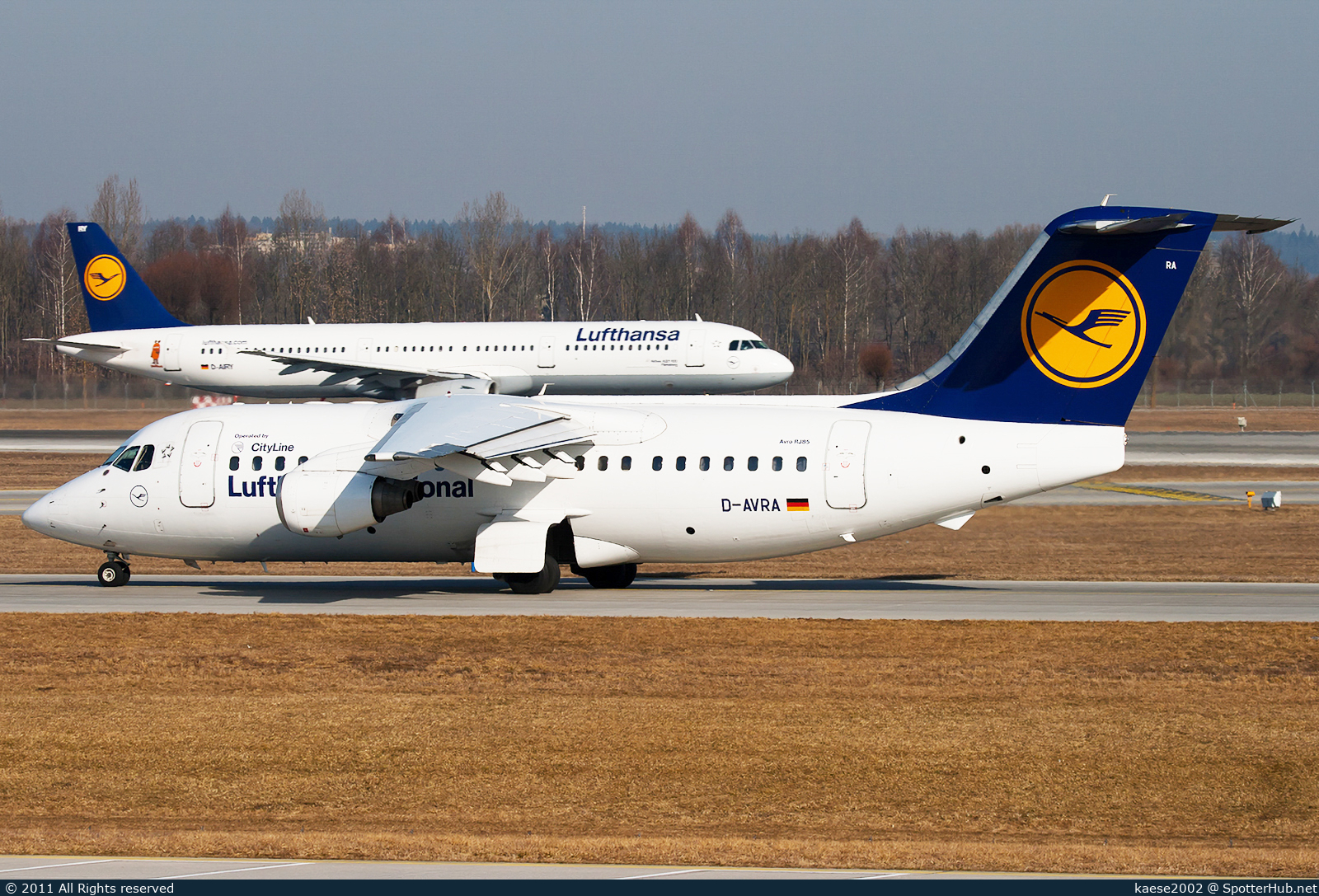 Photo of D-AVRA - British Aerospace Avro RJ85 operated by Lufthansa CityLine