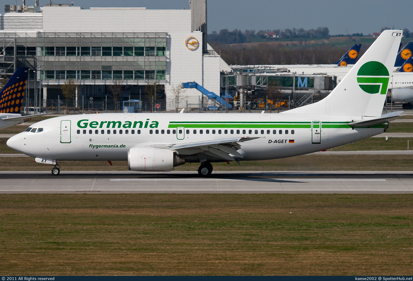 Photo of D-AGET - Boeing 737-75B operated by Germania