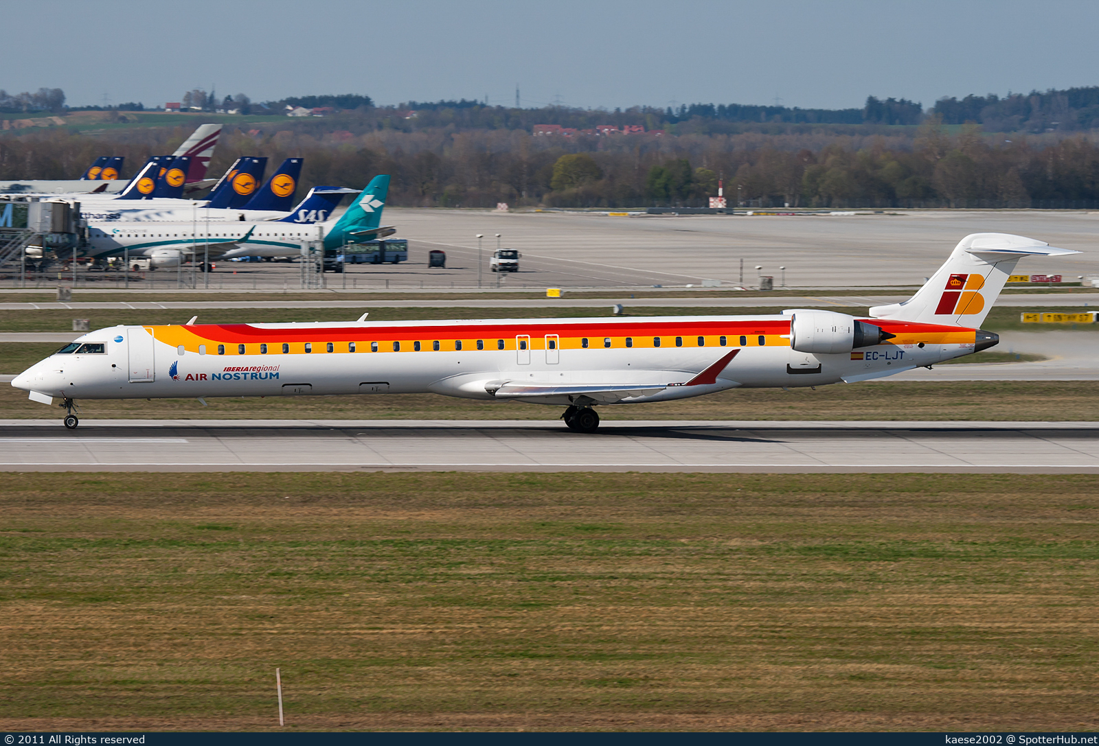 Photo of EC-LJT - Bombardier CRJ-1000 operated by Iberia Regional (opb Air Nostrum)