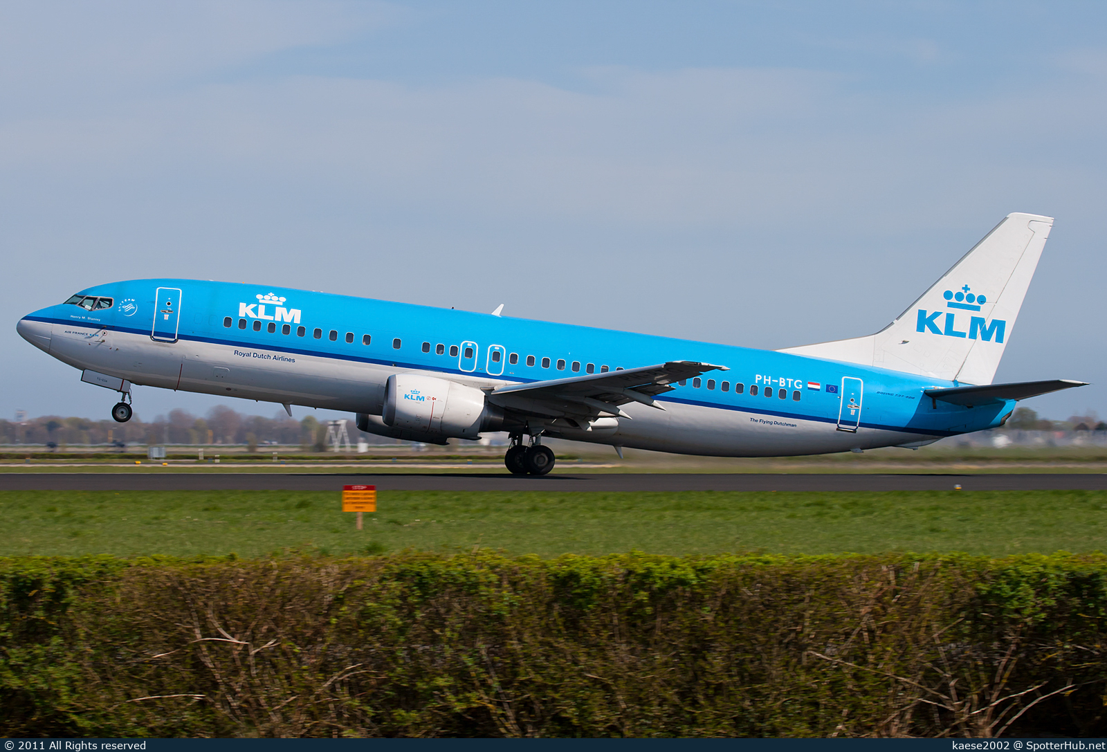 Photo of PH-BTG - Boeing 737-406 operated by KLM Royal Dutch Airlines