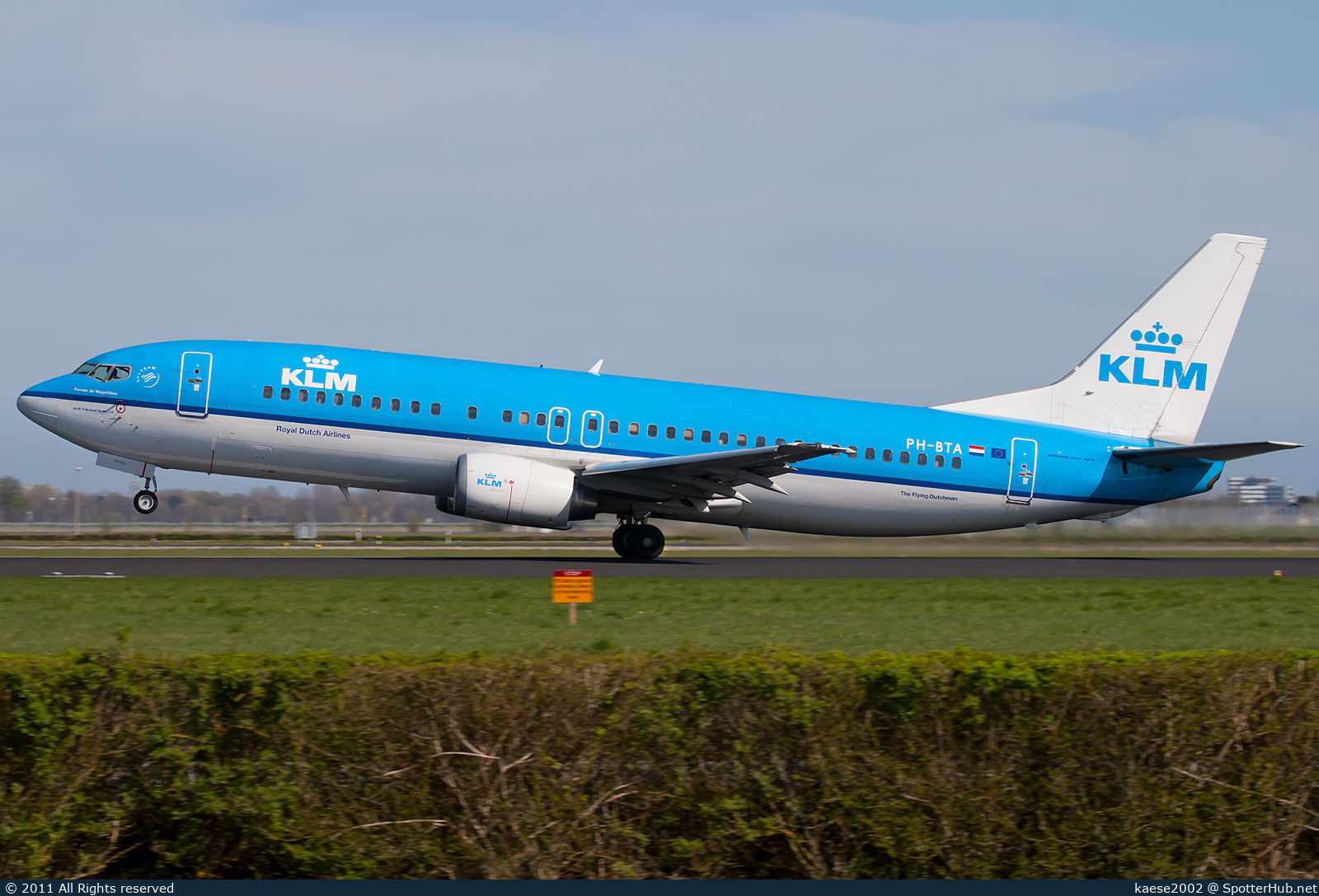 Photo of PH-BTA - Boeing 737-406 operated by KLM Royal Dutch Airlines