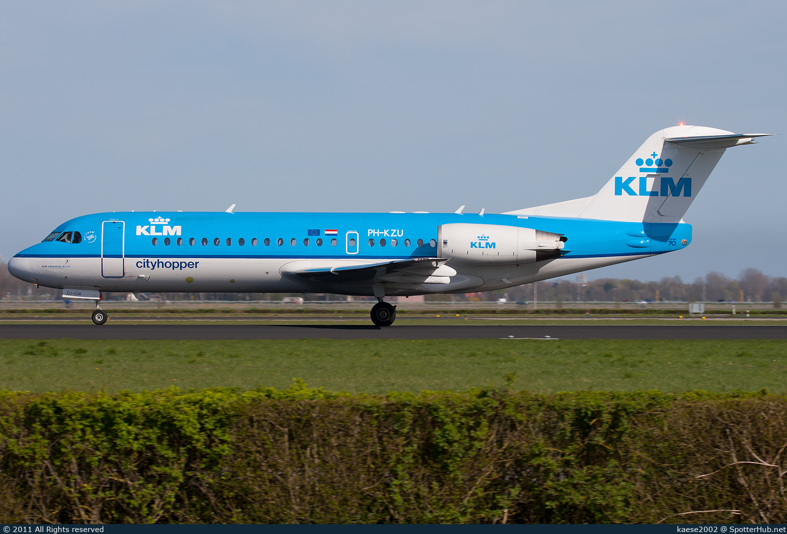 Photo of PH-KZU - Fokker 70 operated by KLM Cityhopper
