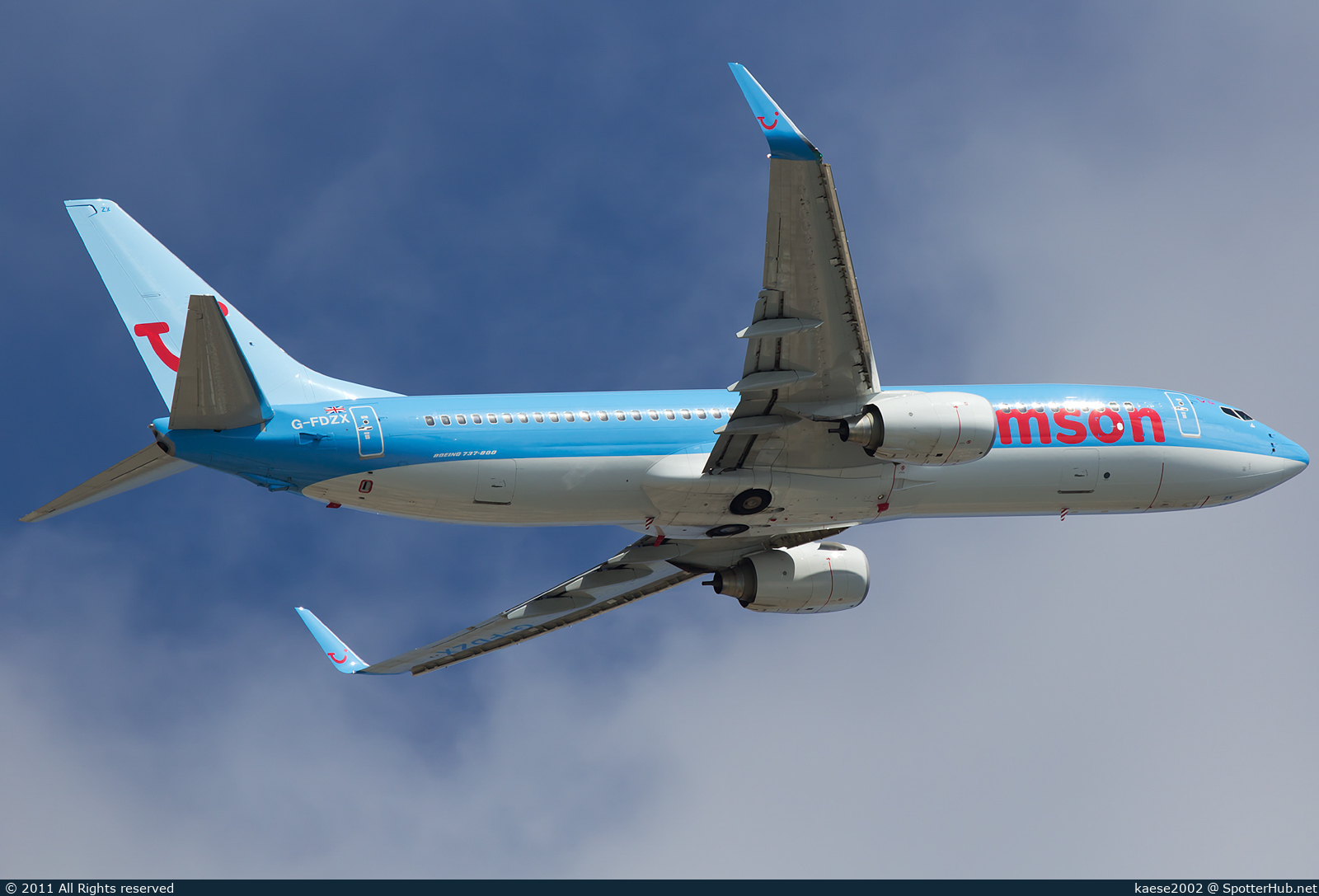 Photo of G-FDZX - Boeing 737-8K5 operated by TUI Airways