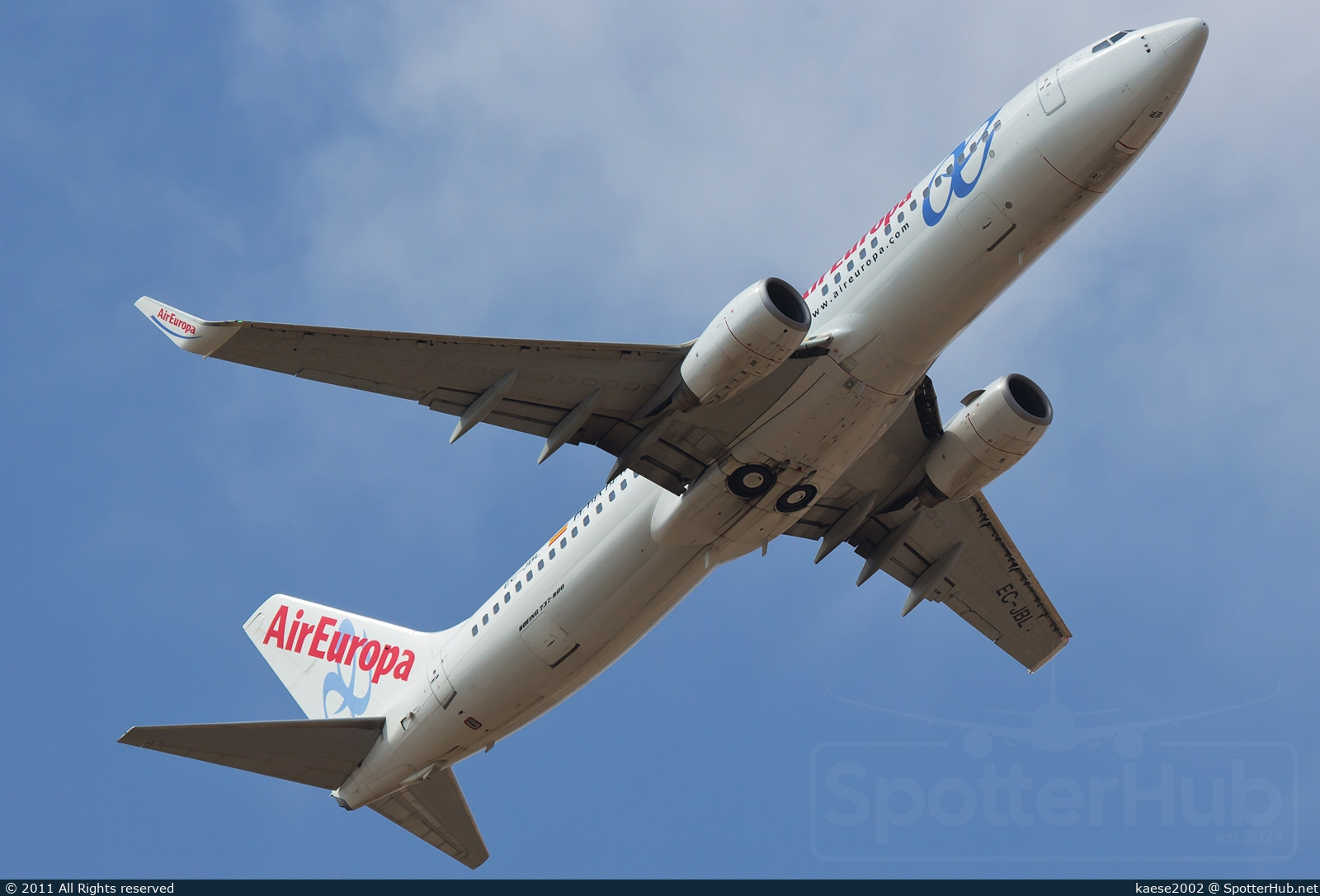Photo of EC-JBL - Boeing 737-85P operated by Air Europa