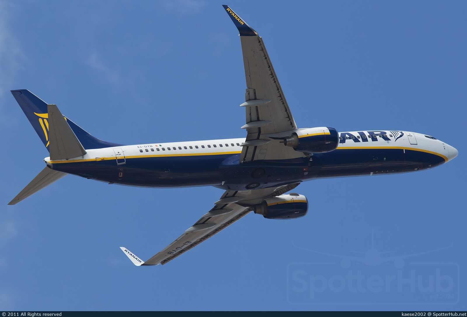 Photo of EI-DYB - Boeing 737-8AS operated by Ryanair