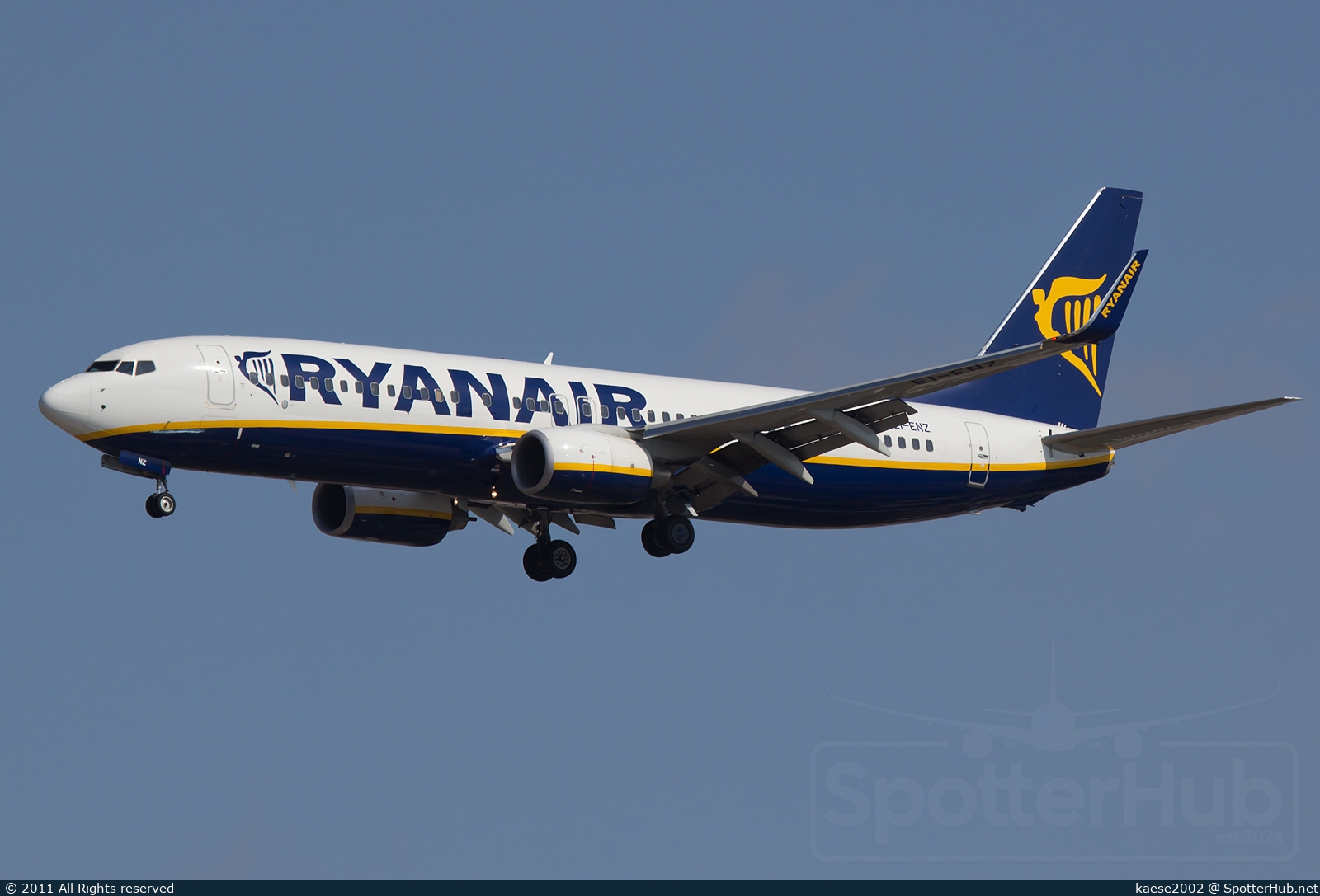 Photo of EI-ENZ - Boeing 737-8AS operated by Ryanair