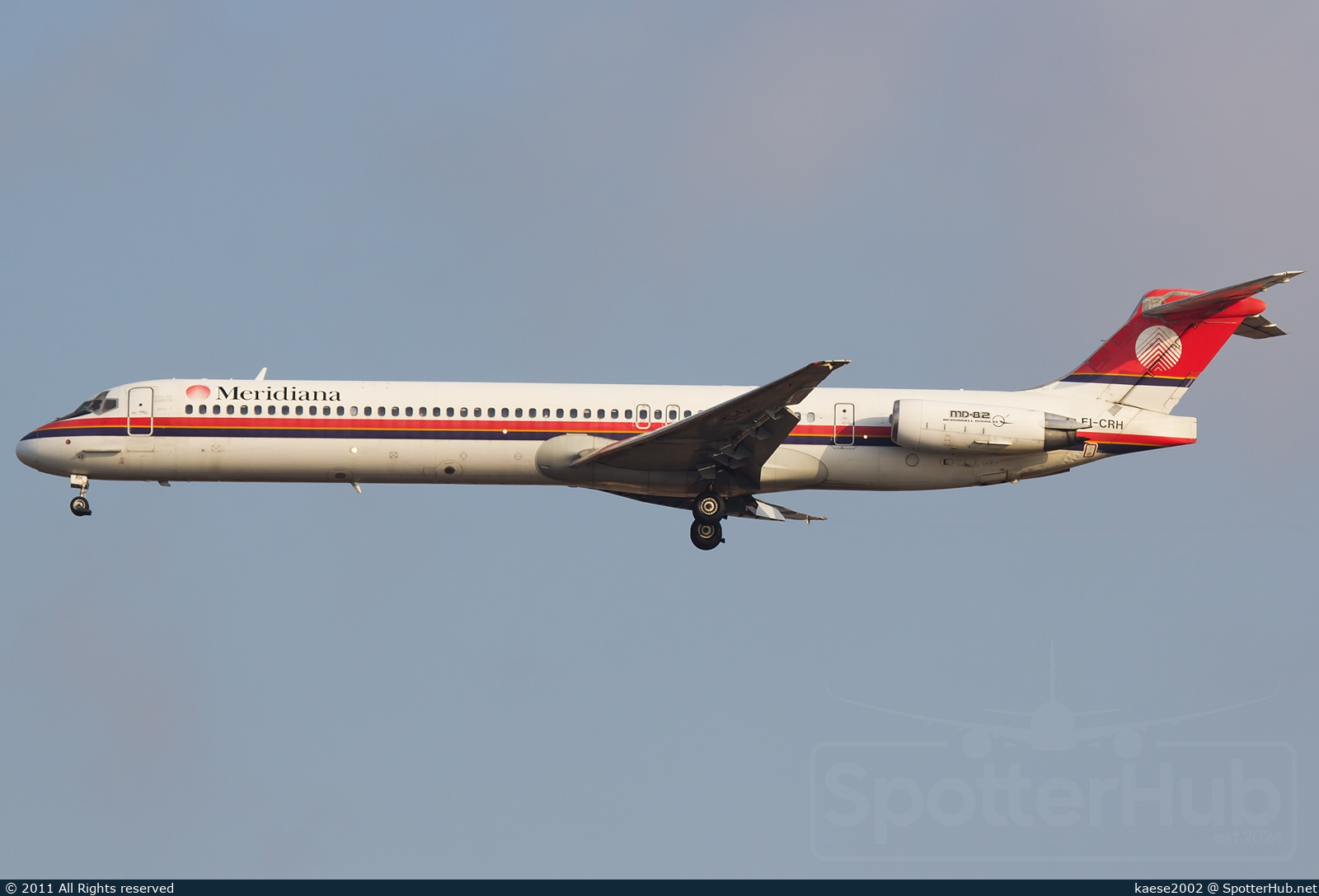 Photo of EI-CRH - McDonnell Douglas MD-83 operated by Meridiana