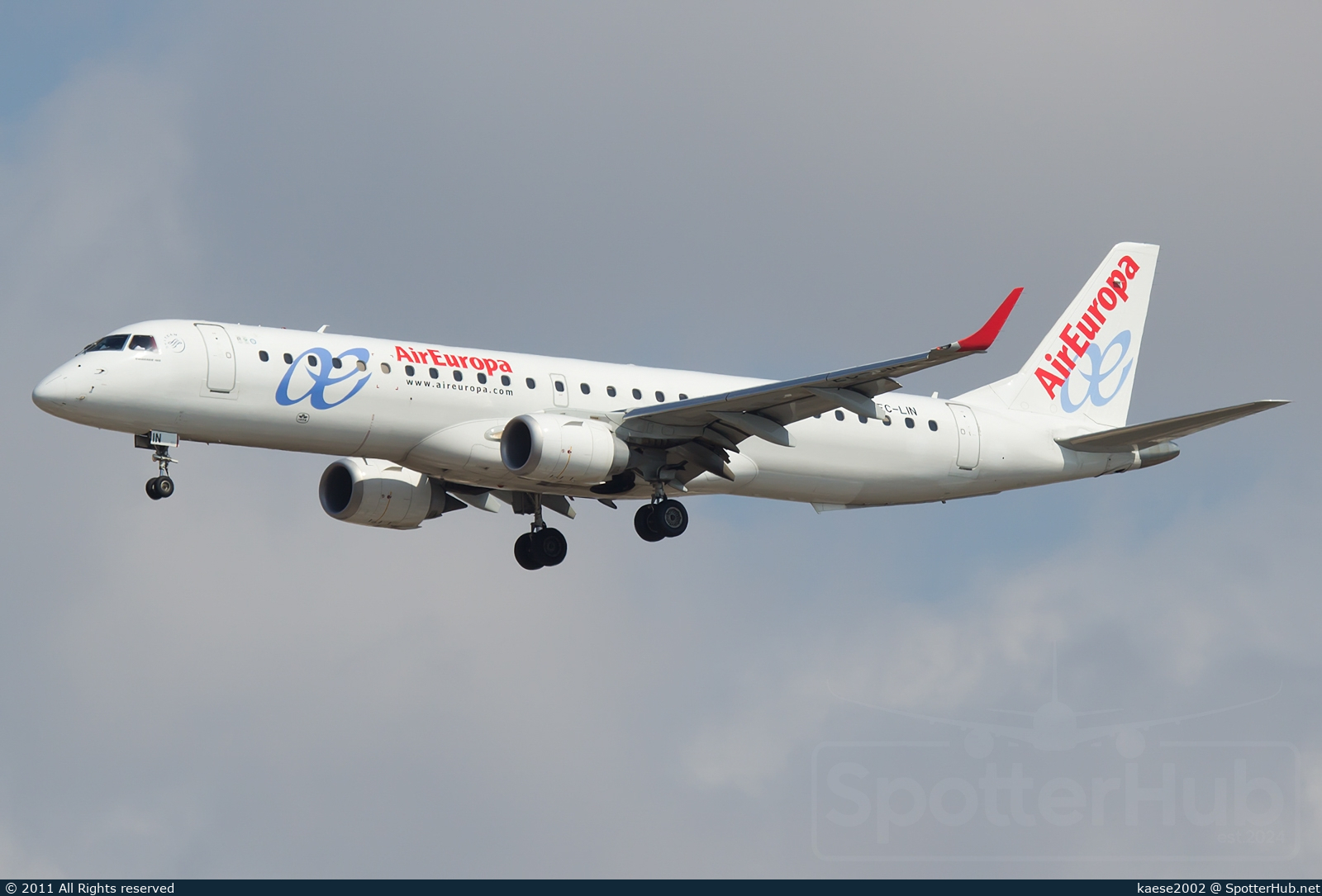 Photo of EC-LIN - Embraer ERJ-195LR operated by Air Europa