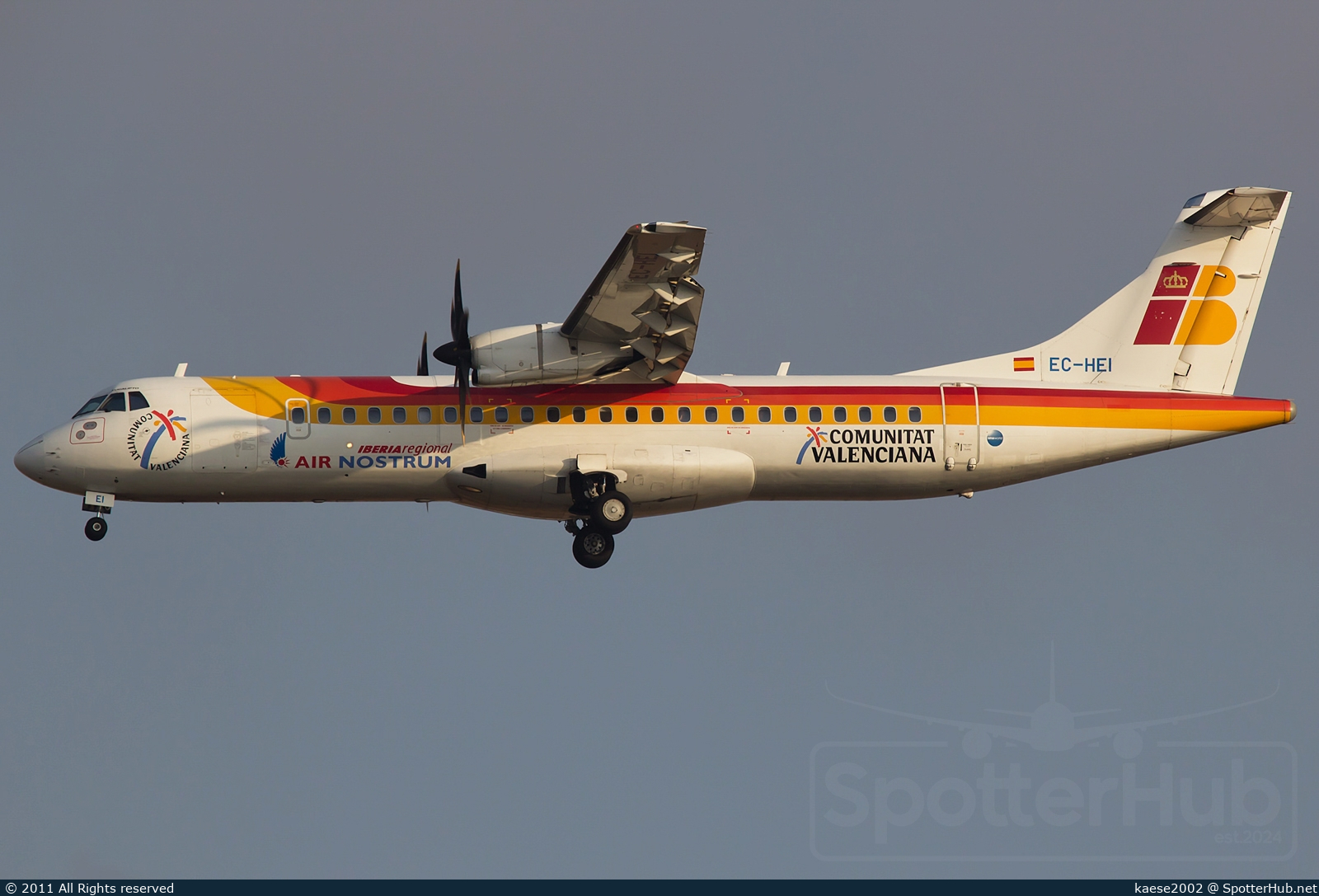 Photo of EC-HEI - ATR 72-500 operated by Iberia Regional (opb Air Nostrum)