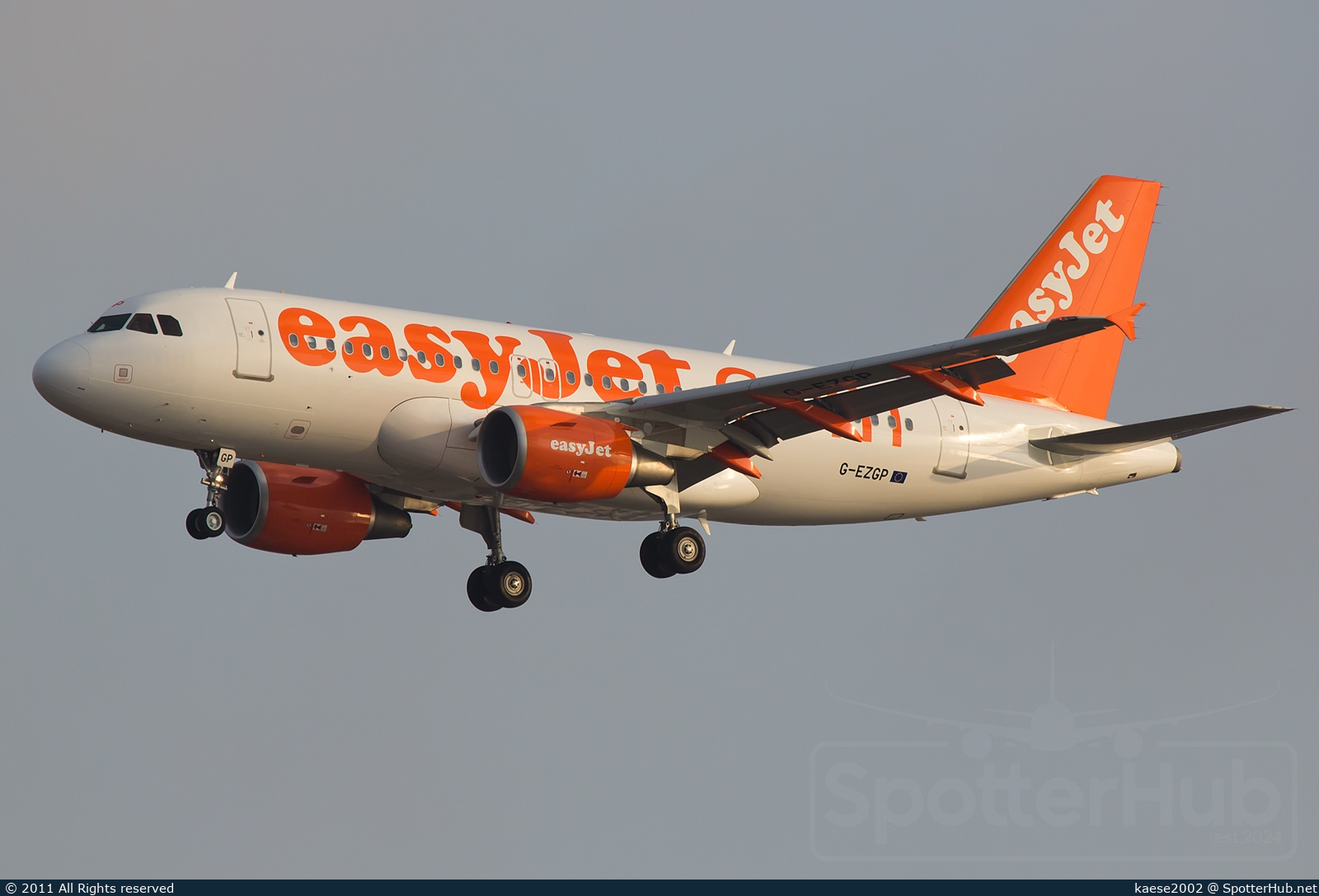 Photo of G-EZGP - Airbus A319-111 operated by easyJet
