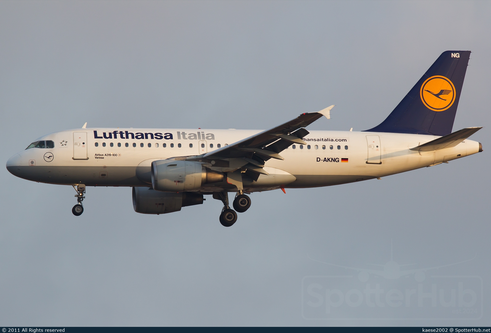 Photo of D-AKNG - Airbus A319-112 operated by Lufthansa