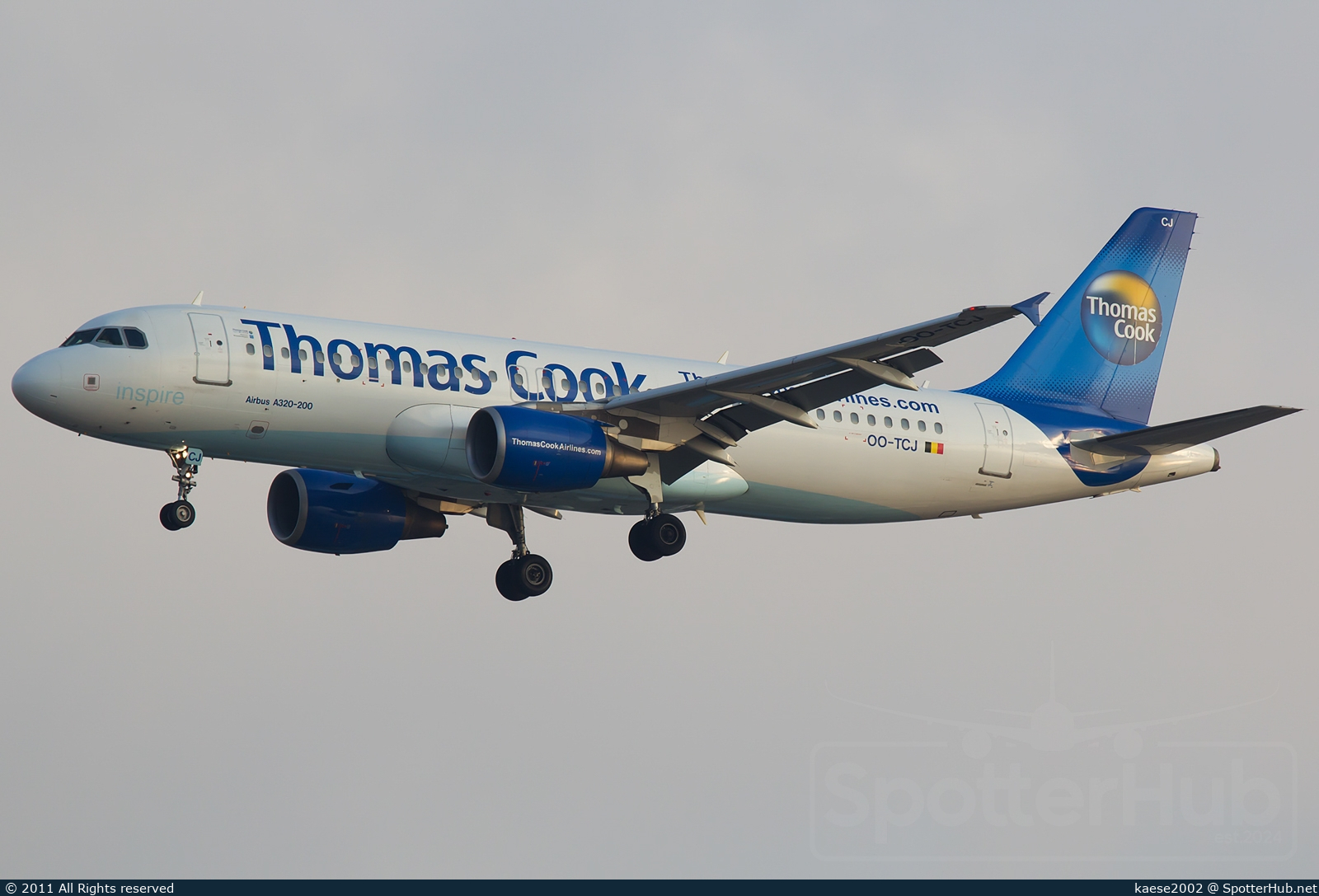 Photo of OO-TCJ - Airbus A320-214 operated by Thomas Cook Airlines Belgium