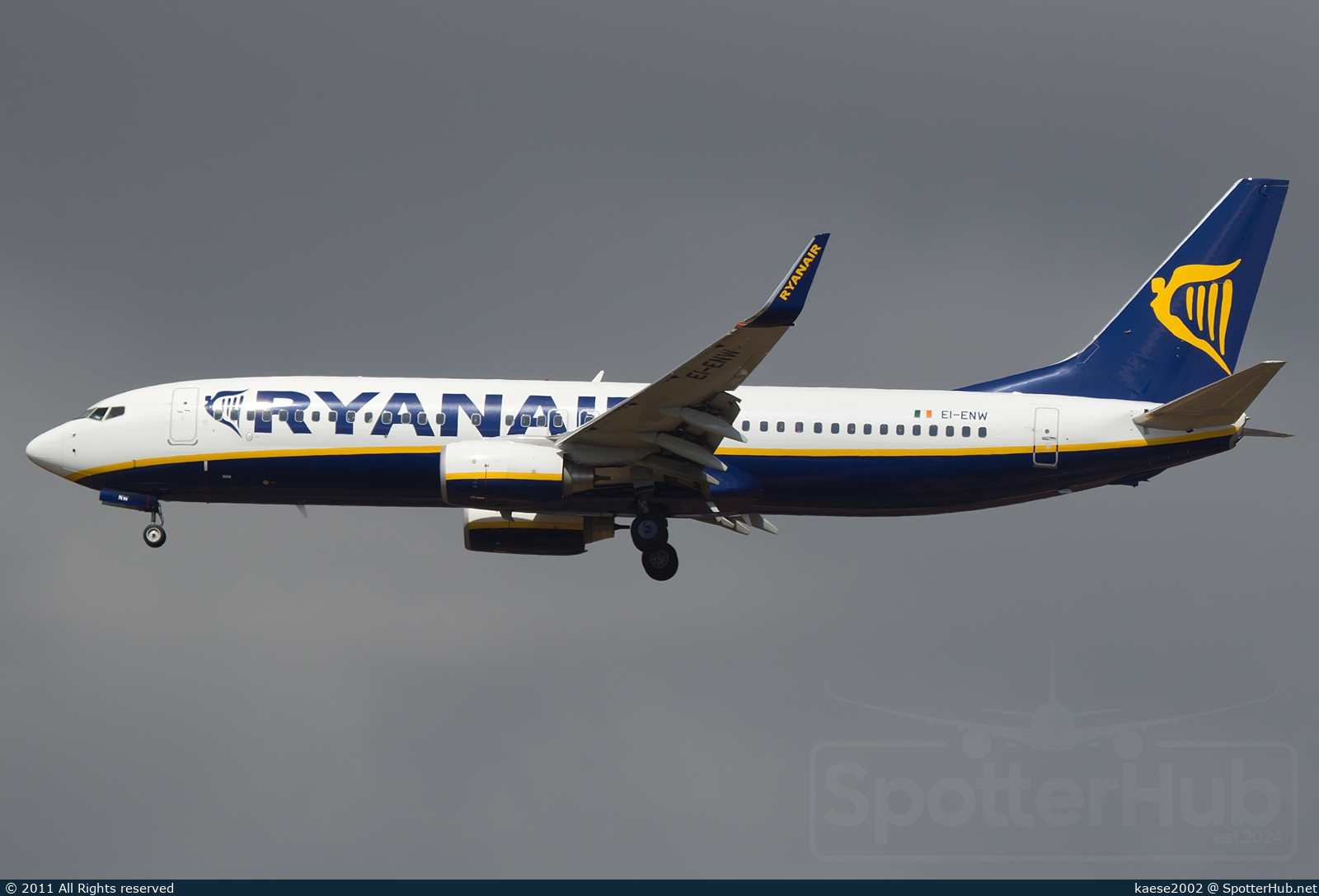 Photo of EI-ENW - Boeing 737-8AS operated by Ryanair