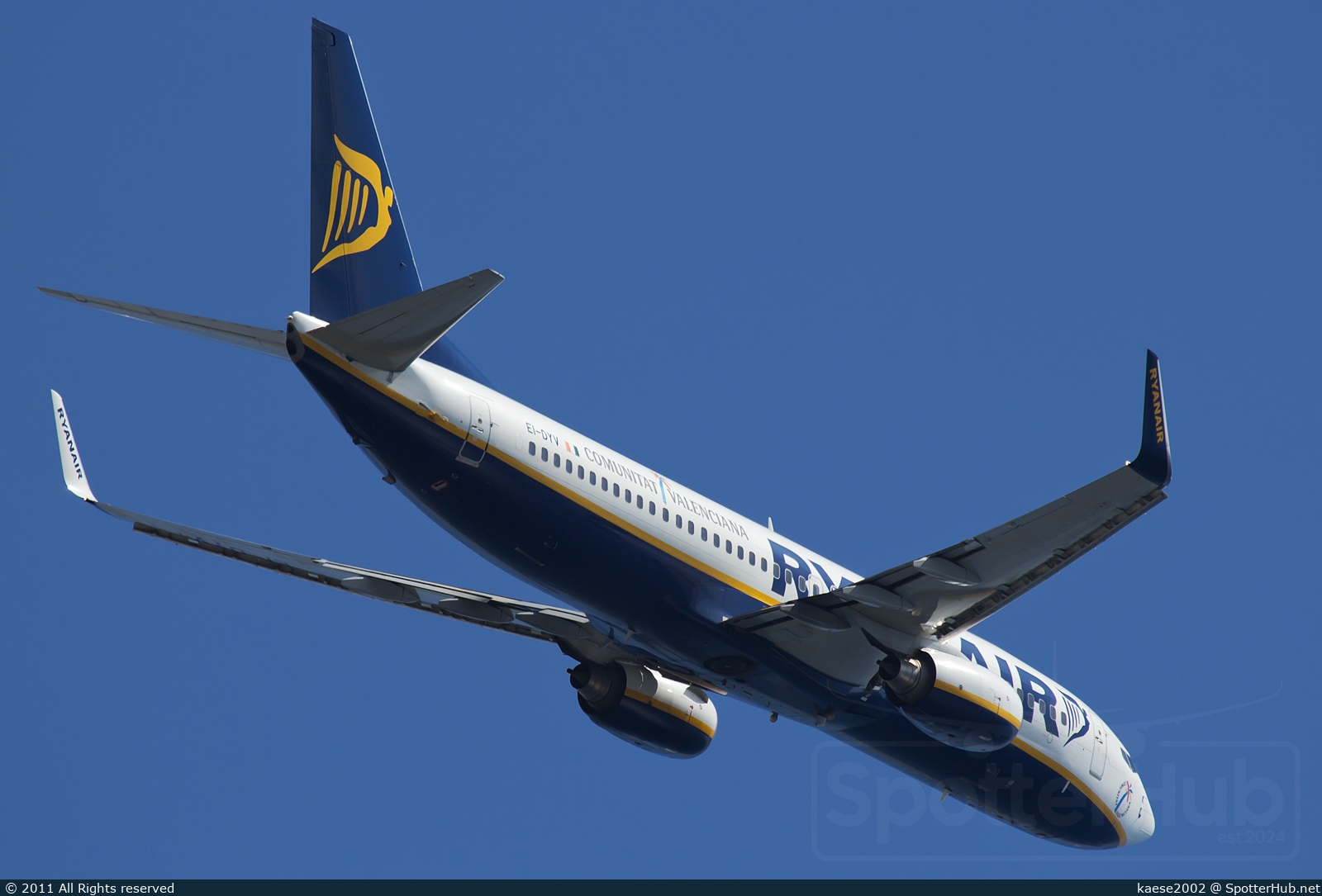 Photo of EI-DYV - Boeing 737-8AS operated by Ryanair
