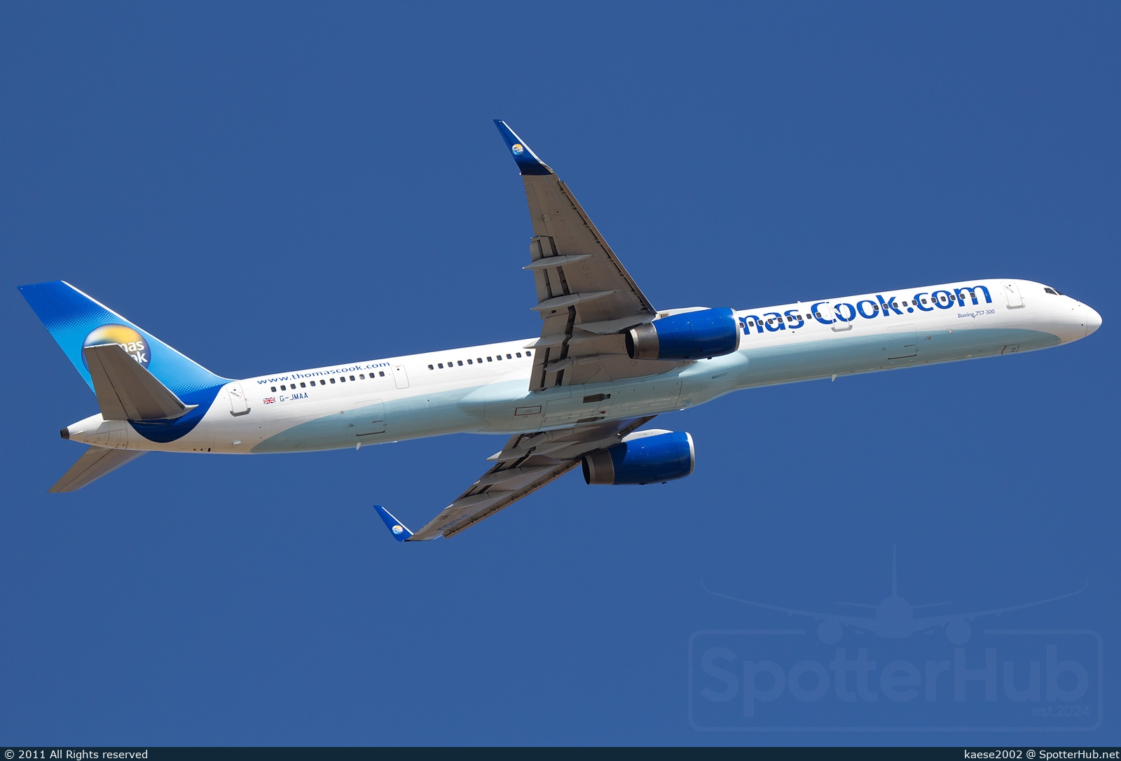 Photo of G-JMAA - Boeing 757-3CQ operated by Thomas Cook Airlines